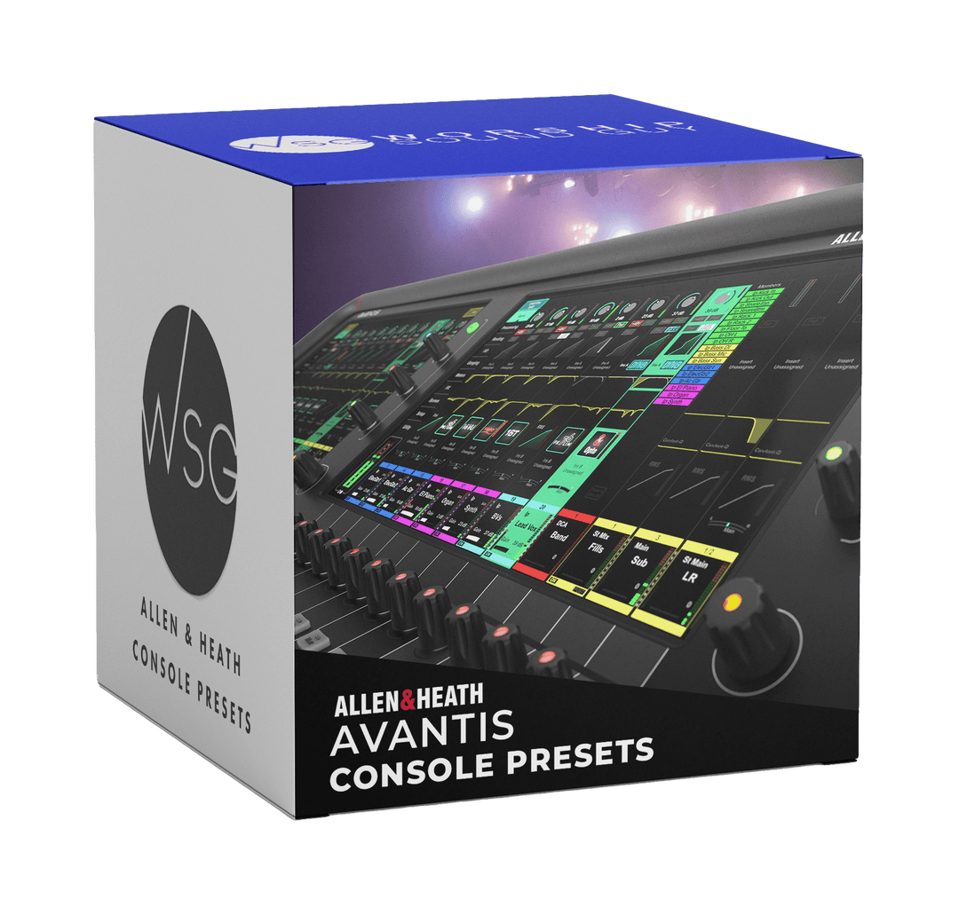 Allen & Heath AVANTIS Console Presets - WorshipSoundGuy