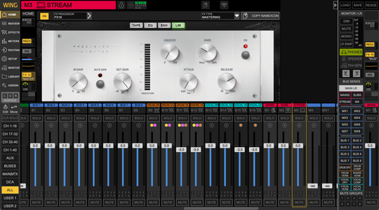 Behringer WING Console Presets