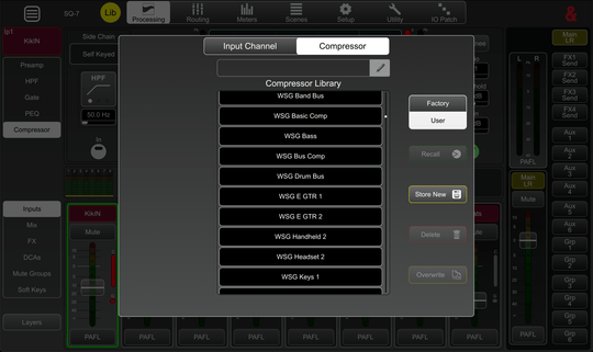 Allen & Heath SQ Series Console Presets - WorshipSoundGuy