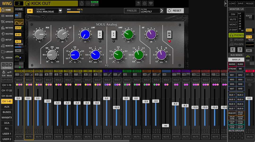 Behringer WING Console Presets - WorshipSoundGuy