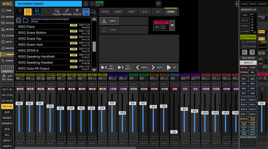 Behringer WING Console Presets - WorshipSoundGuy