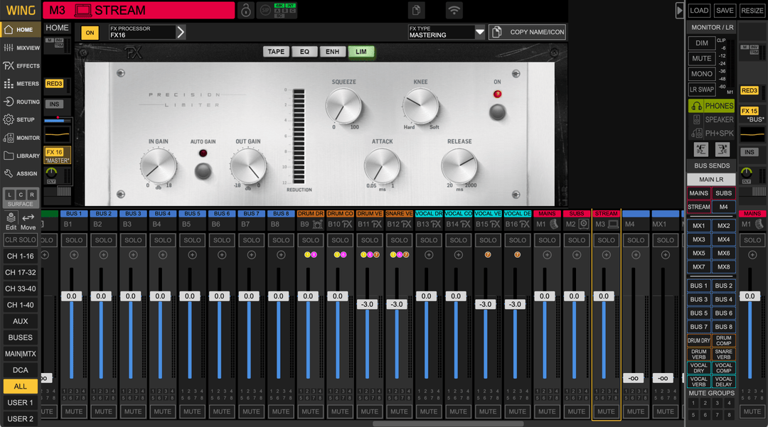 Behringer WING Console Presets - WorshipSoundGuy