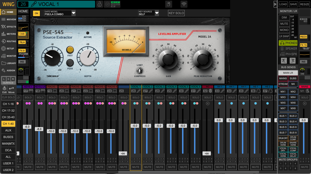 Behringer WING Console Presets - WorshipSoundGuy