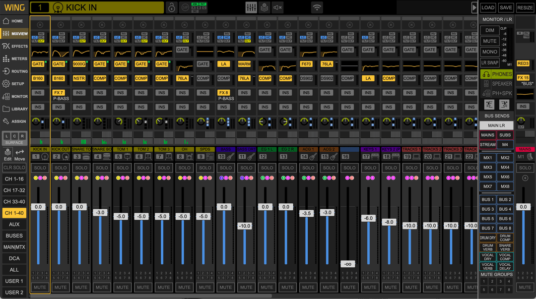Behringer WING Console Presets - WorshipSoundGuy