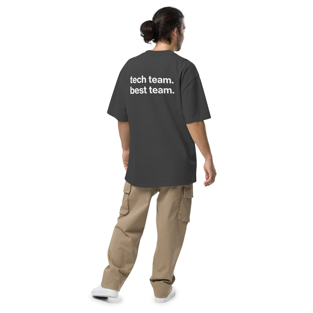 Oversized faded logo t-shirt - WorshipSoundGuy