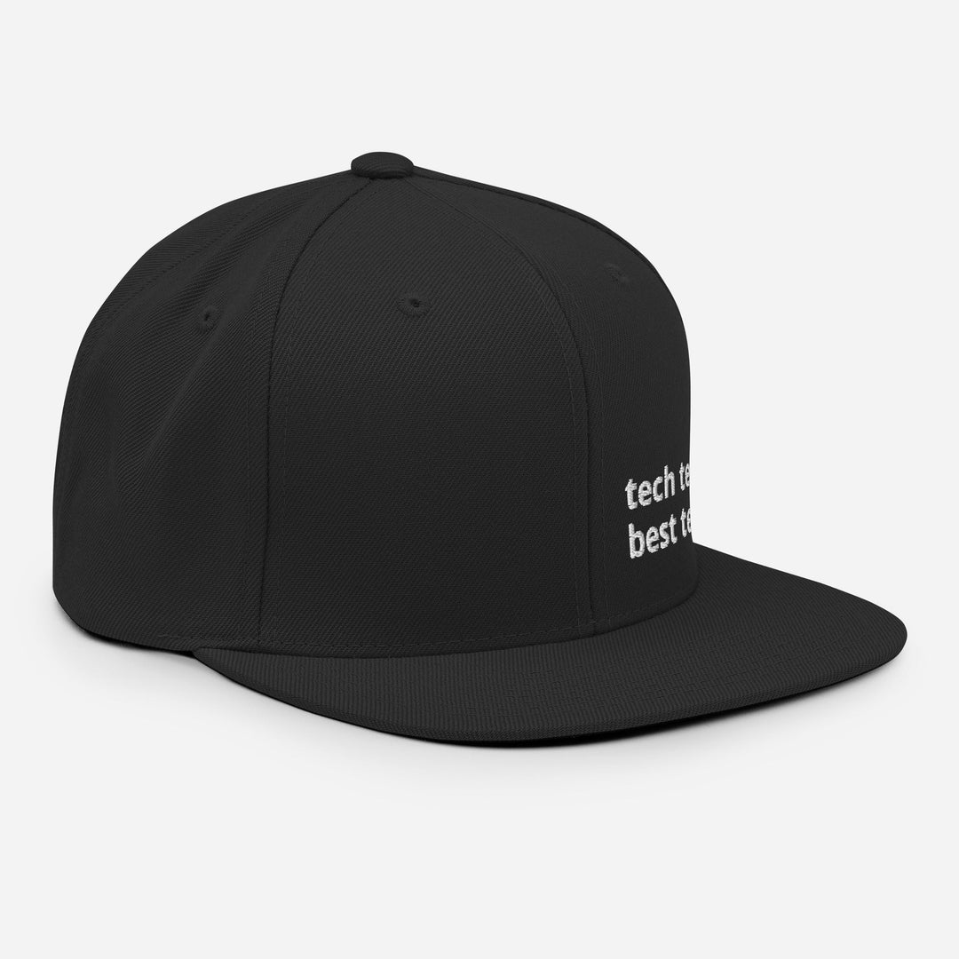 Tech Team Best Team Snapback Hat - WorshipSoundGuy