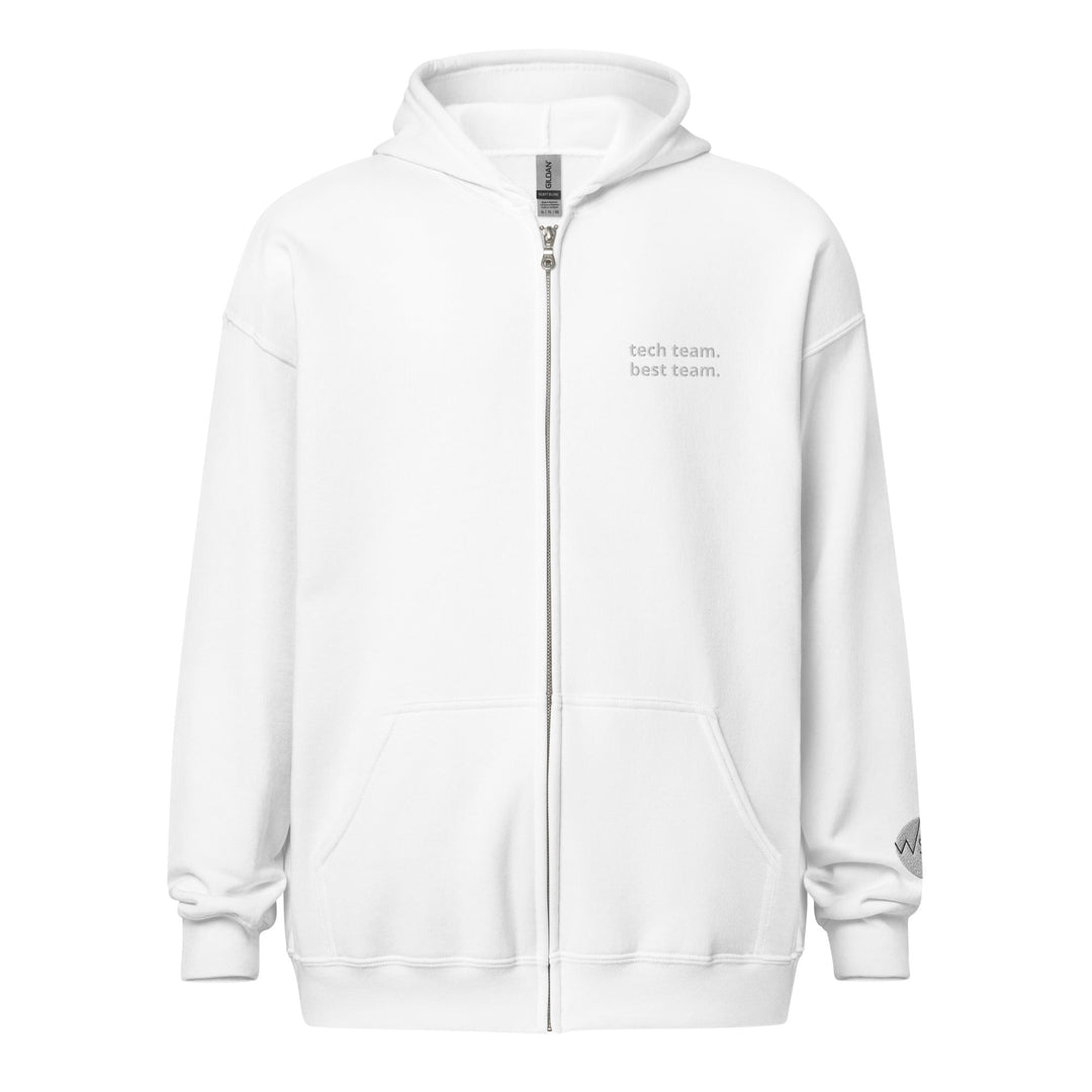 Tech Team Best Team Zip Hoodie - WorshipSoundGuy