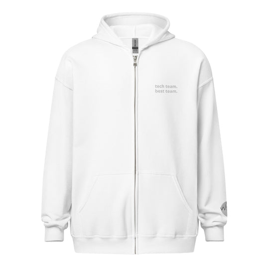 Tech Team Best Team Zip Hoodie - WorshipSoundGuy