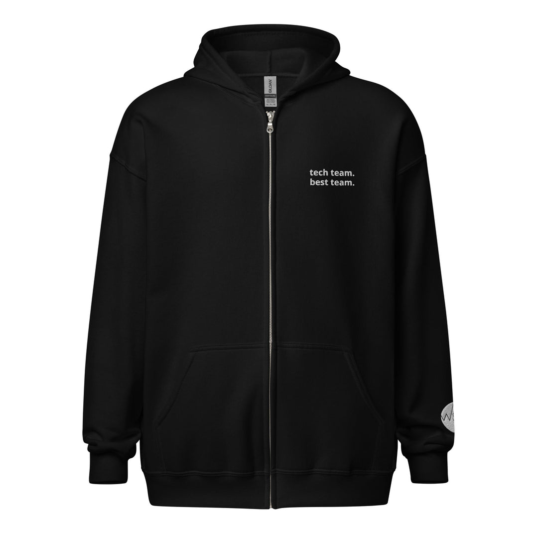 Tech Team Best Team Zip Hoodie - WorshipSoundGuy