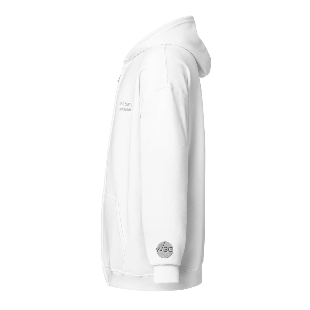 Tech Team Best Team Zip Hoodie - WorshipSoundGuy