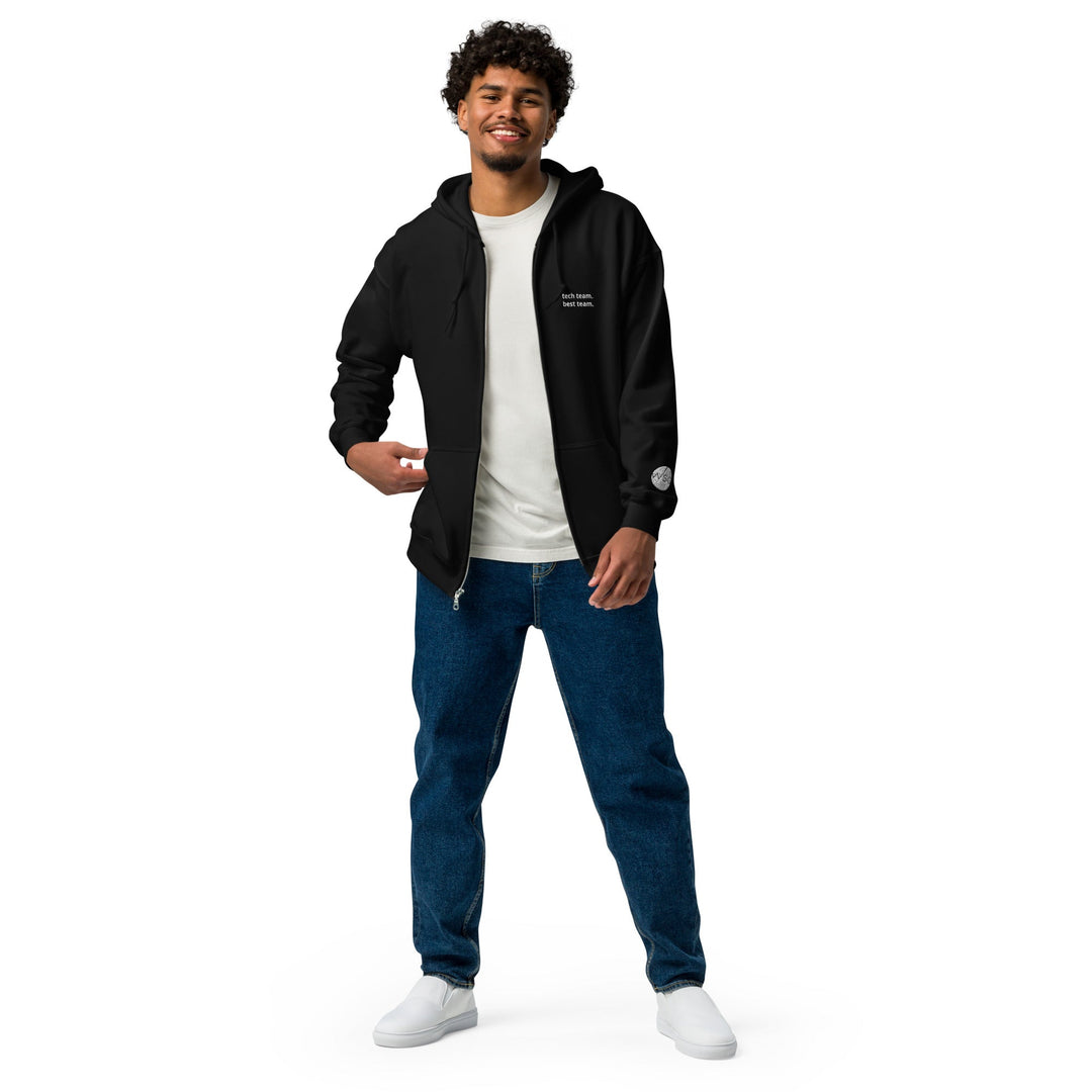 Tech Team Best Team Zip Hoodie - WorshipSoundGuy