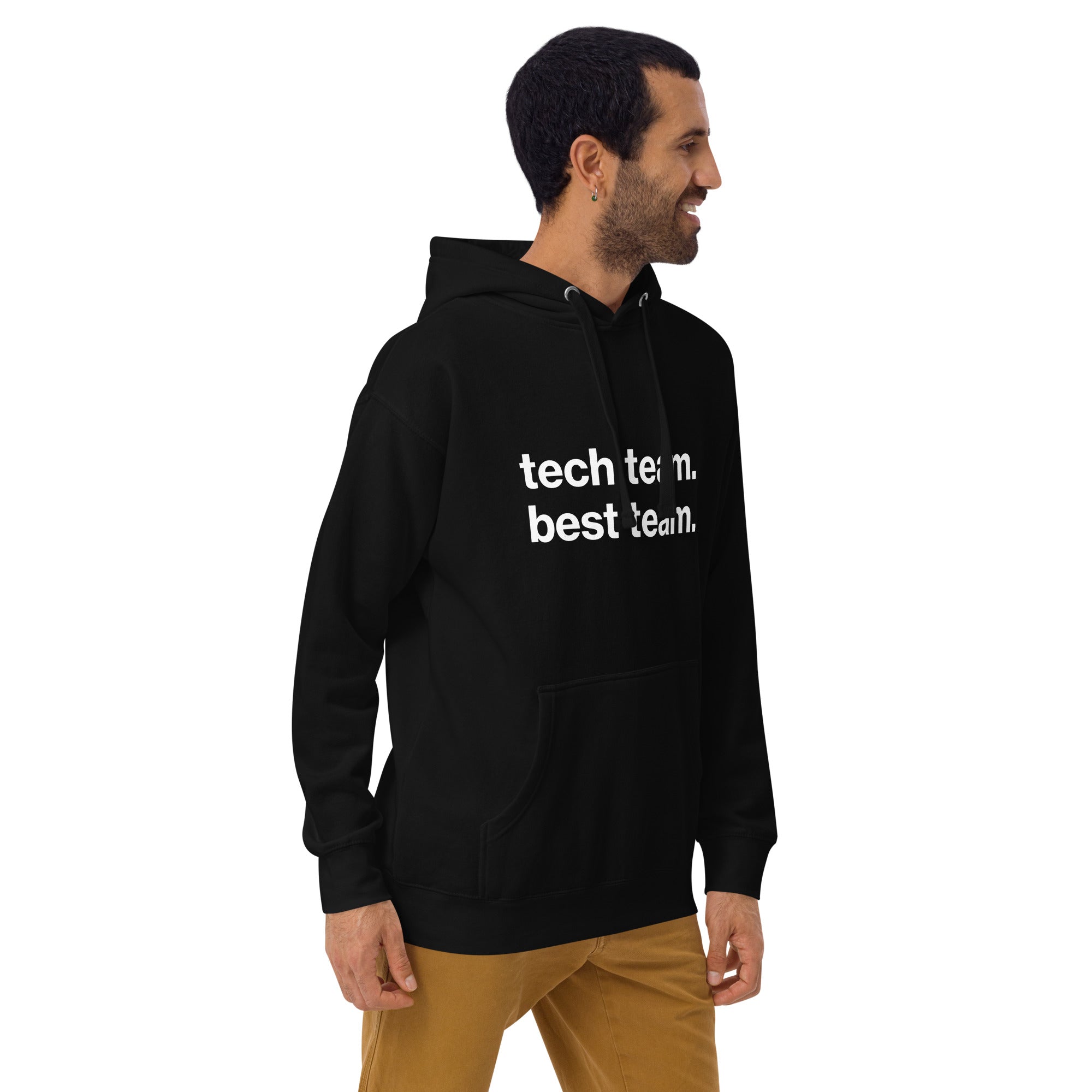 "Tech Team. Best Team." Hoodie - WorshipSoundGuy