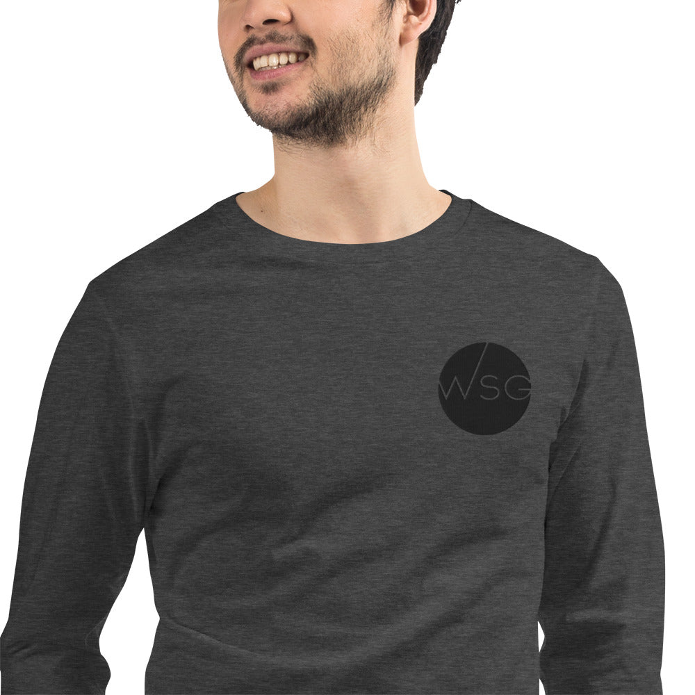 WSG Logo Long Sleeve Embroidered Shirt - WorshipSoundGuy